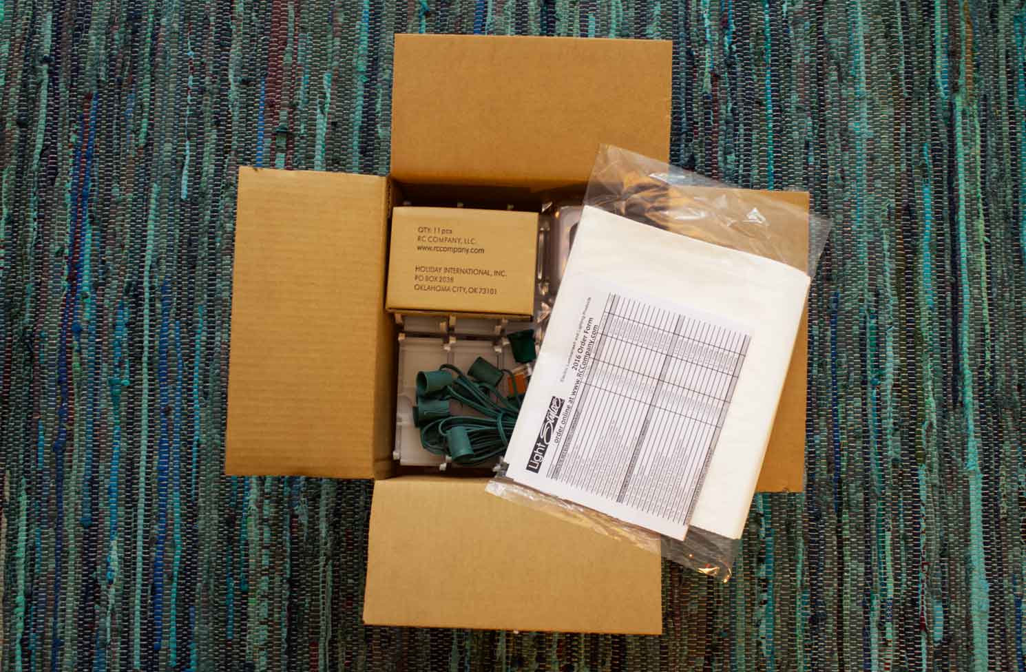 RC Company shipping box